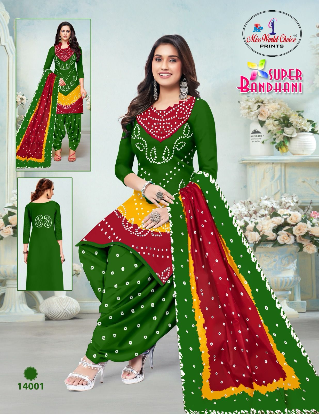 Super Bandhani Vol 14 By Miss World Cotton Printed Dress Material Suppliers In India